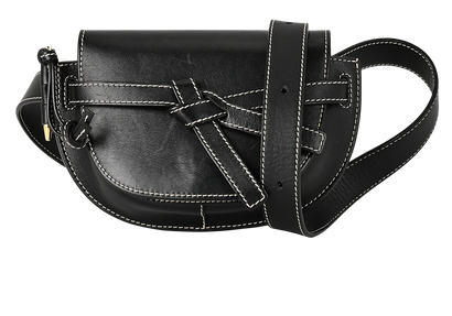 Mini Gate Belt Bag, &pound;850, Handbags, Black, Leather, Front view